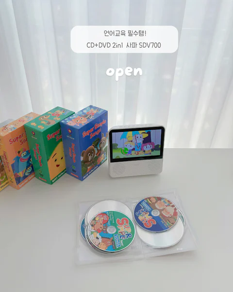 사파플레이어 (키드코리아 DVD 슈심송 슈퍼심플송 & 페파피그)