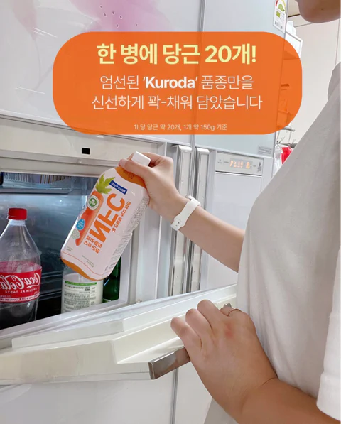 내츄럴프레소 베트남 달랏 NFC 착즙 당근주스