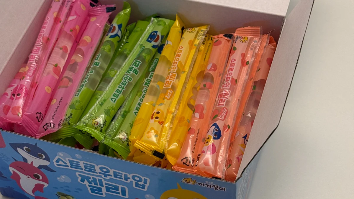 아기상어 스트로우 젤리