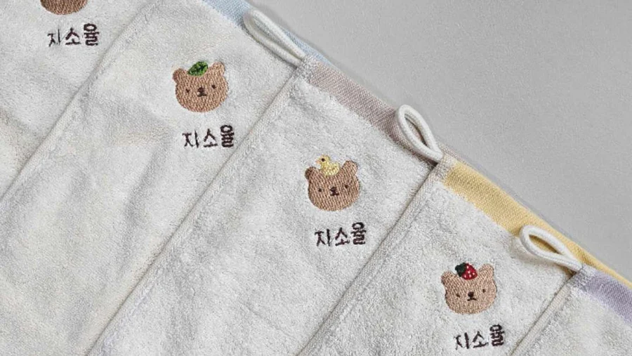 어린이집 자수 손수건