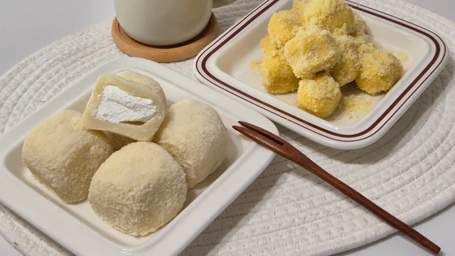 생크림 찹쌀떡 & 수제 인절미