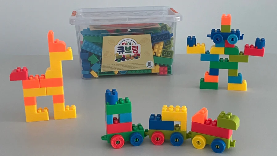 휴대용 블럭 미니 큐브링