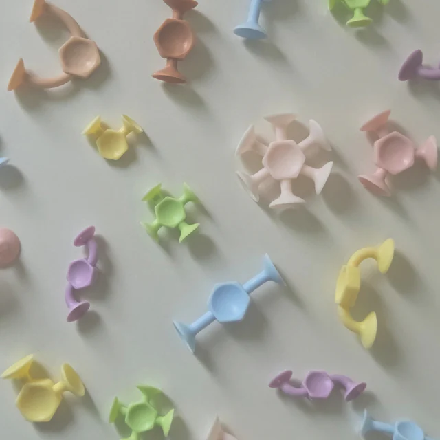 붙였다 떼었다 킨즈 오징어블럭 107pcs