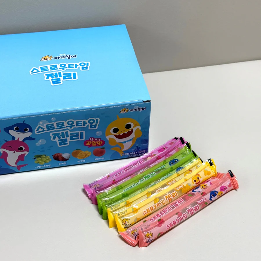 아기상어 스트로우타입 젤리