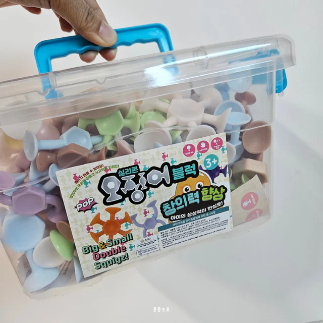 오징어블럭 107pcs