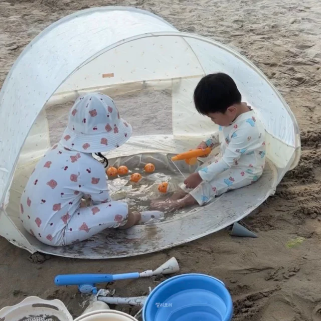 나와아기 물놀이텐트