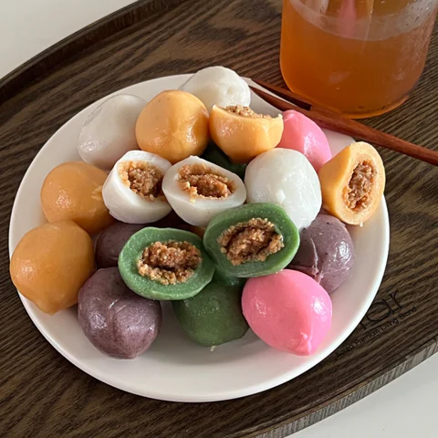국내산 오색송편 1kg