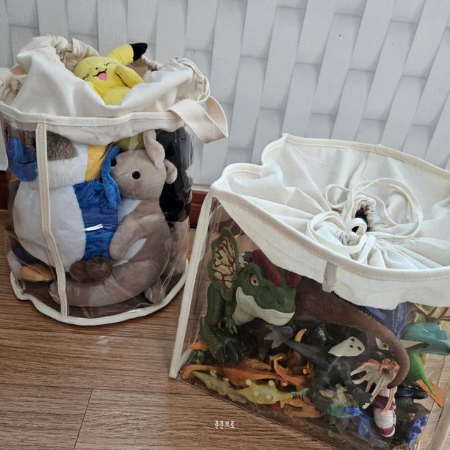 mongbaby 2+2 투명장난감정리함