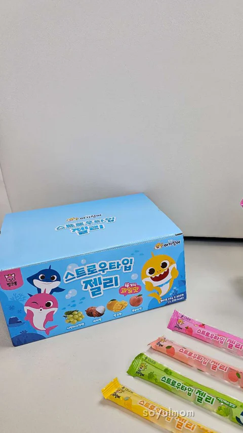 아기상어 스트로우타입 젤리