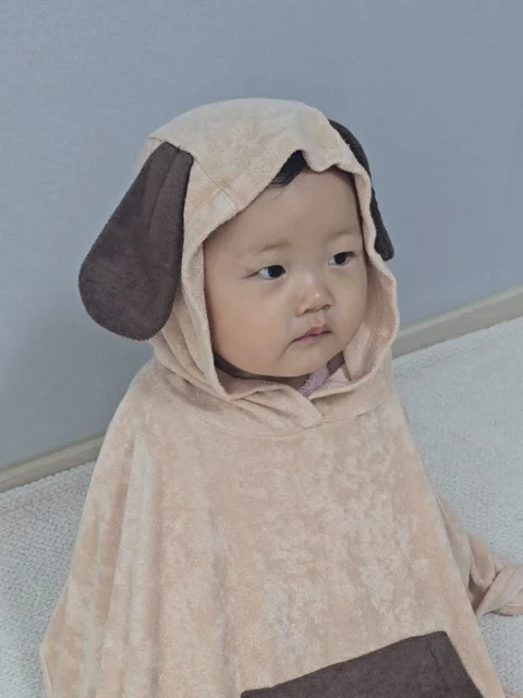 동물 샤워 타올 1+1