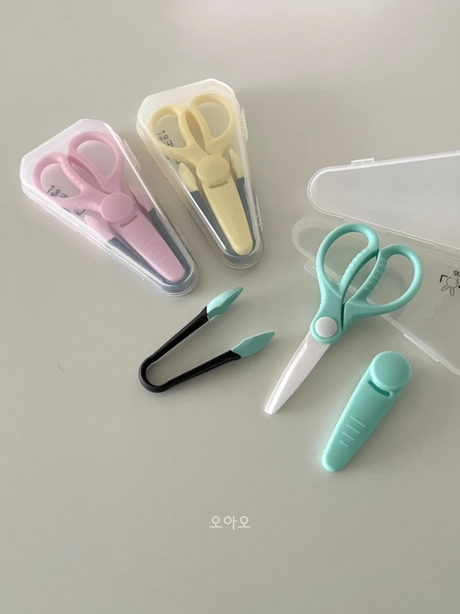휴대용 세라믹 가위&집게 세트