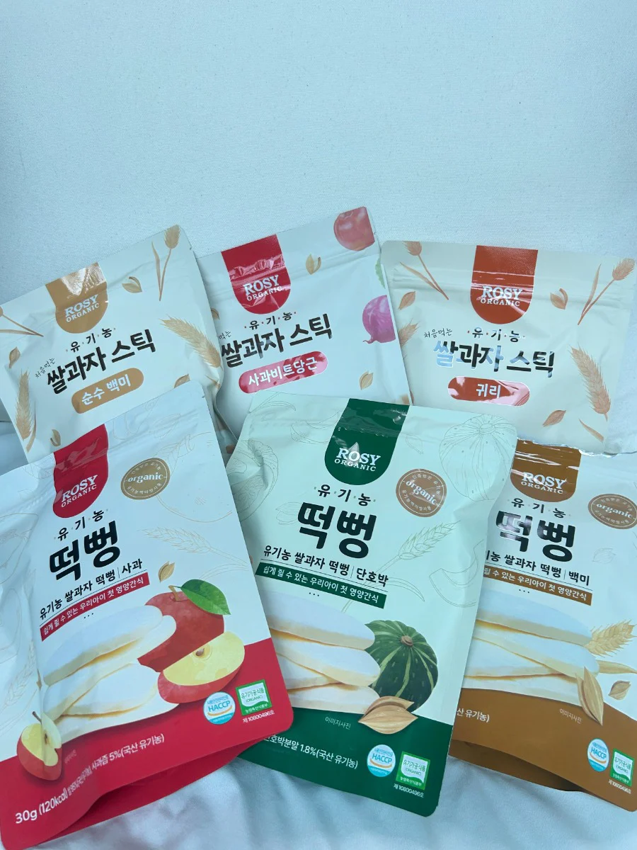 로지오가닉 유기농 아기 떡뻥, 똑똑하게 선택해요!