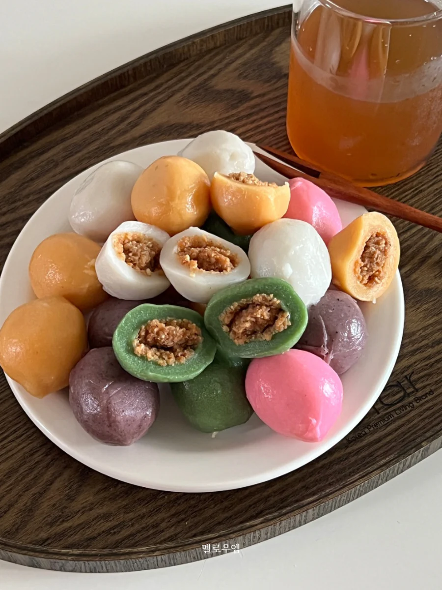 국내산 오색송편 1kg