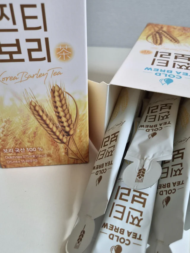 우리가족물 찐티보리,찐티옥수수