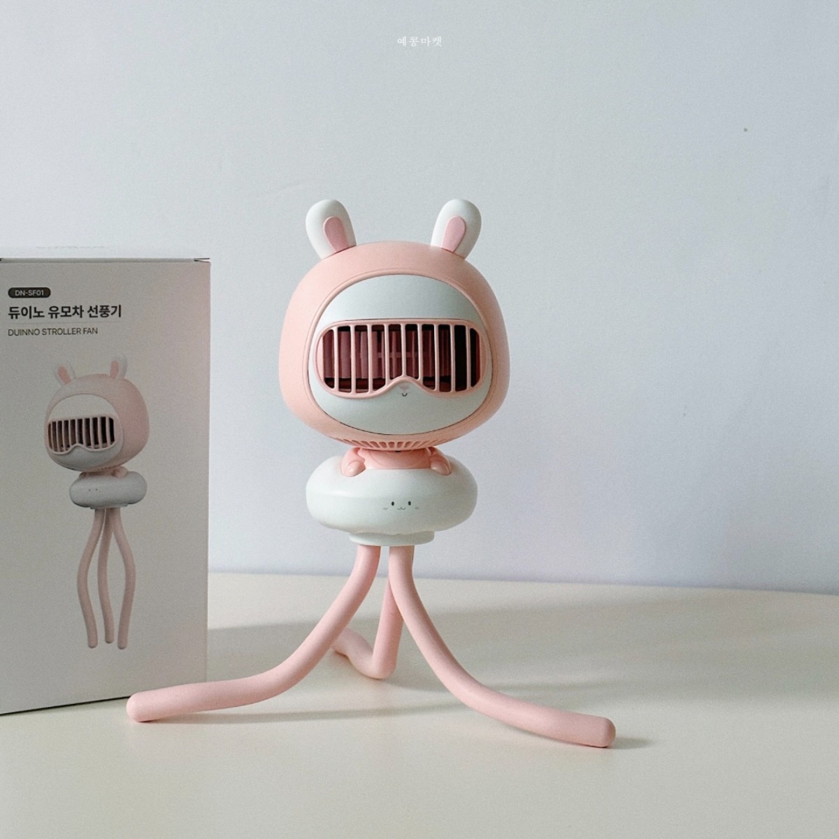 듀이노 유모차 선풍기 ( + 2in1 컵홀더세트 )