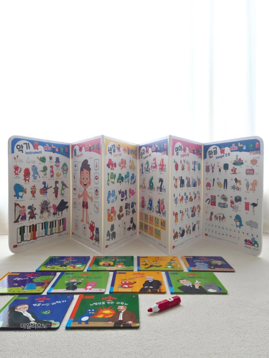 대발이 인물동화 / 대발이 병풍 놀이차트