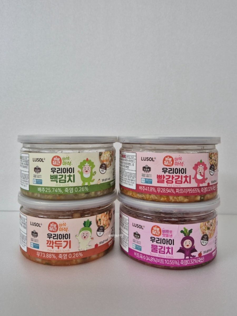 루솔 아기김치4종